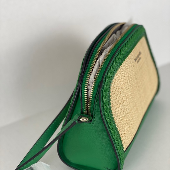 Kate Spade Reiley Straw Dome Cross Body Bag - Picture 5 of 8